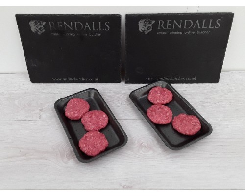 Slider Steak Burgers - 6 pack
